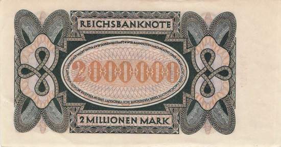 2 Millionen Mark 1923 ro.89b N